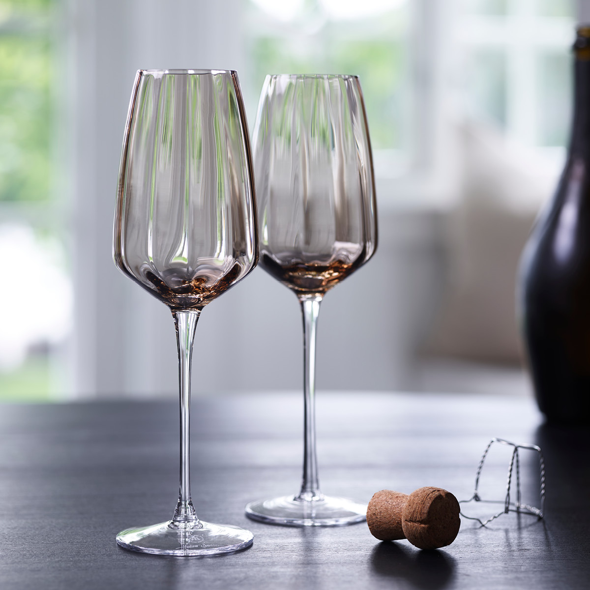 Magnor XO Samppanjalasi 31 cl Optic Topaz