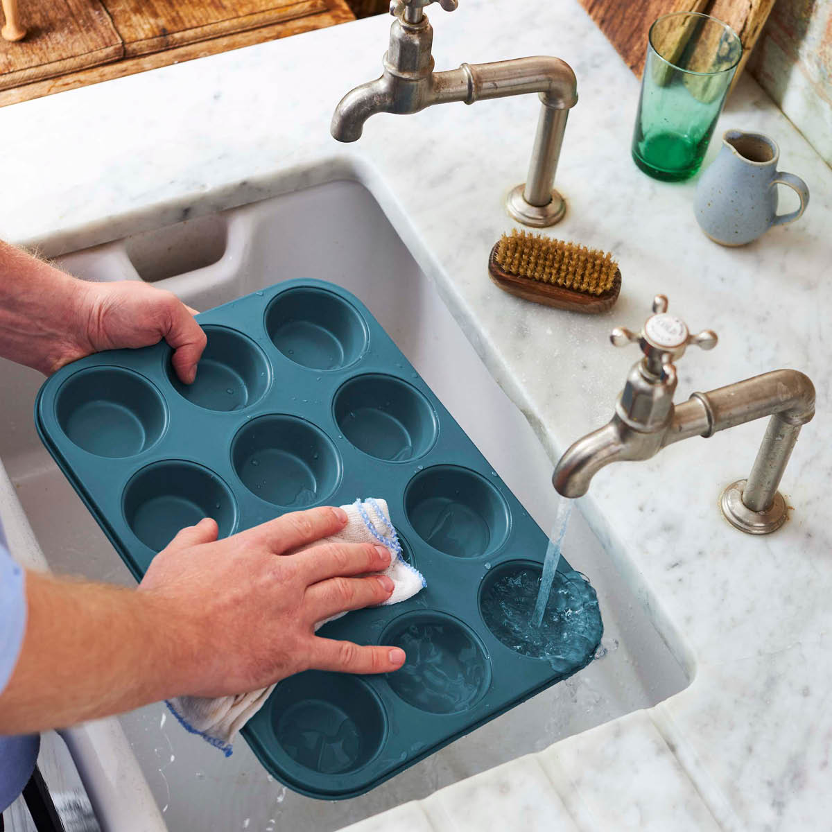 Tefal Bakeware muffinsform 12 stk blå