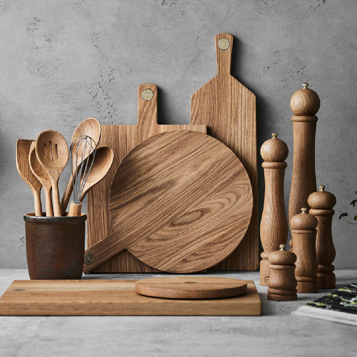 Pillivuyt Gourmet Douron kvern 40 cm eik