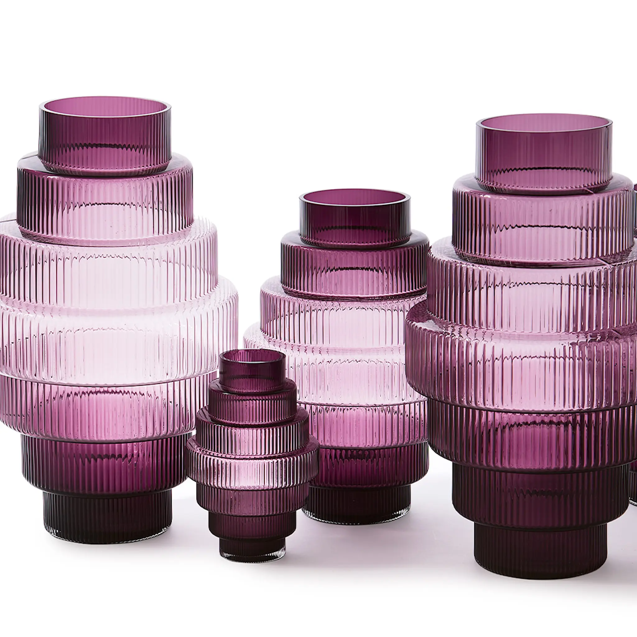 Pols Potten Steps Vas 30 cm Lila