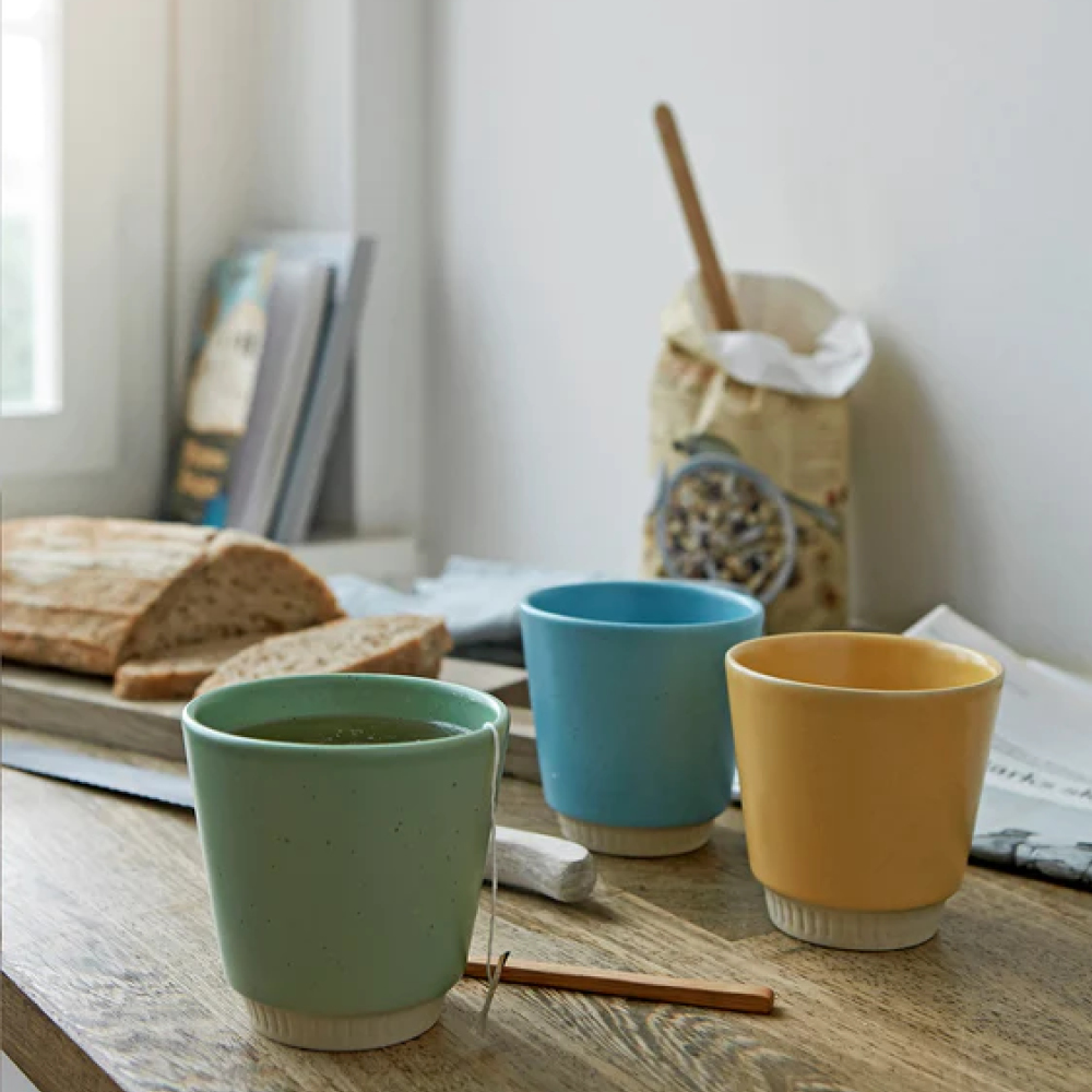 Knabstrup Keramik Colorit kopp 25 cl gul