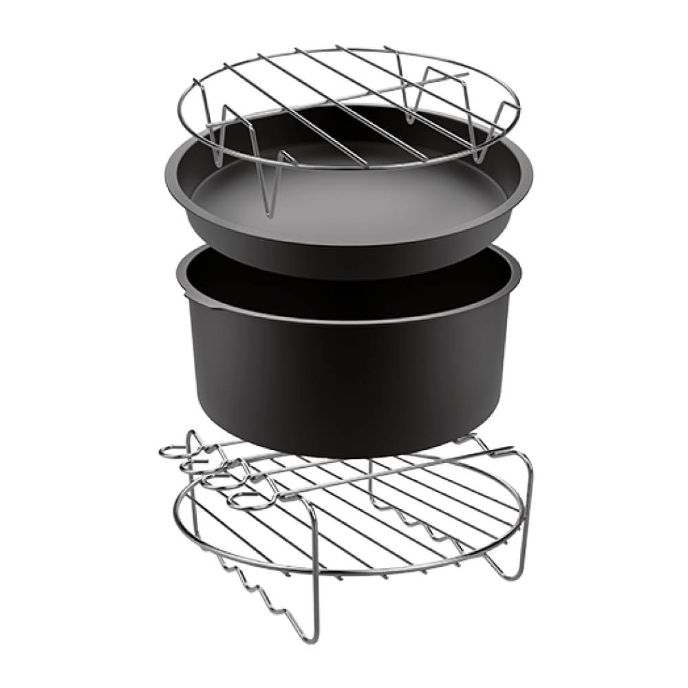 OBH Nordica - Easy Fry Airfryer tarvikkeet XXL Musta