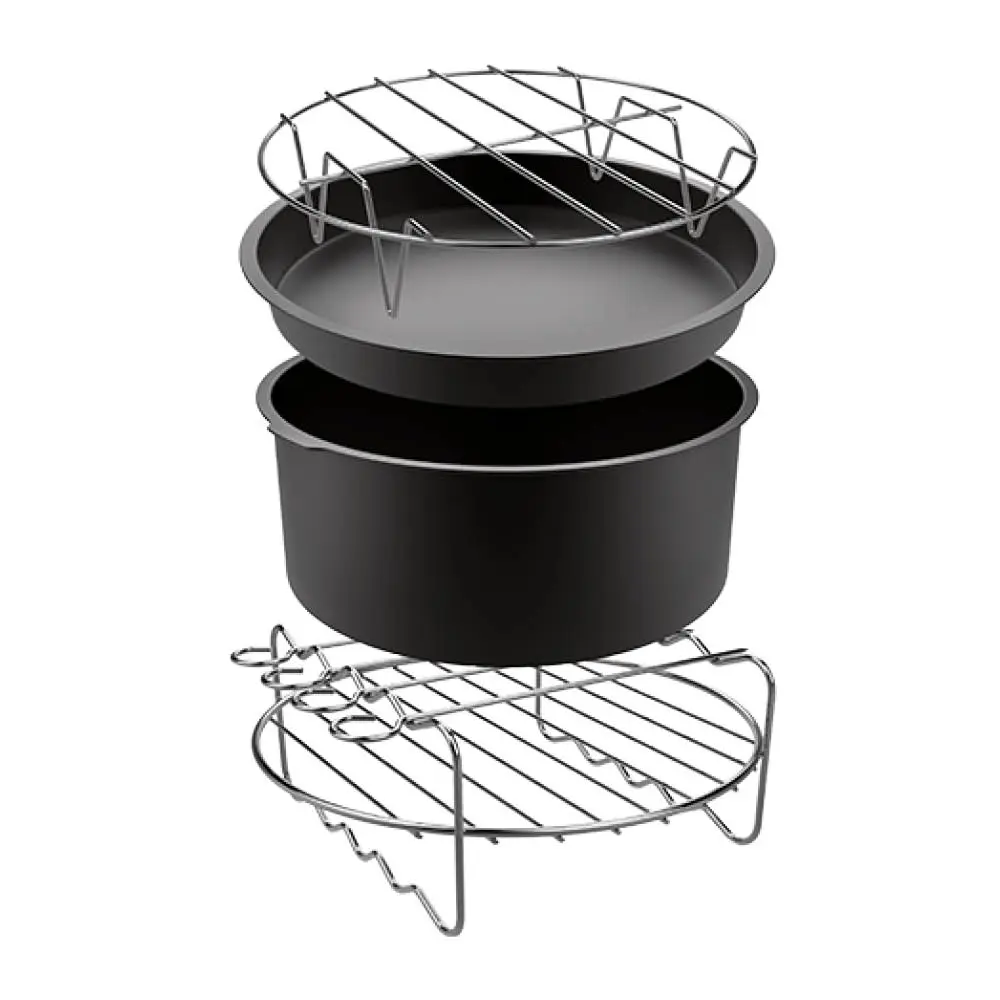 Easy Fry Airfryer tarvikkeet XXL Musta