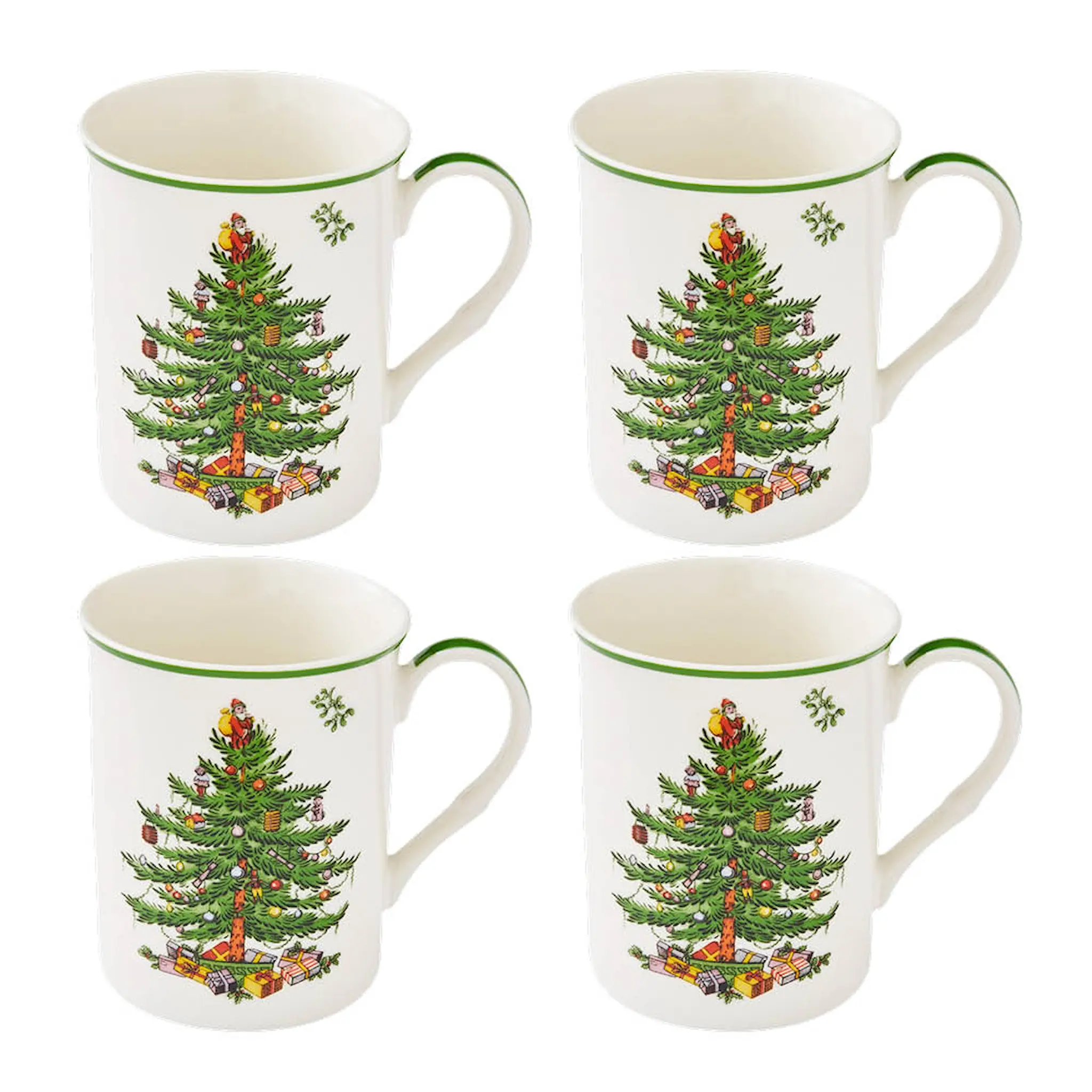 Spode Christmas Tree muki 30 cl 4 kpl