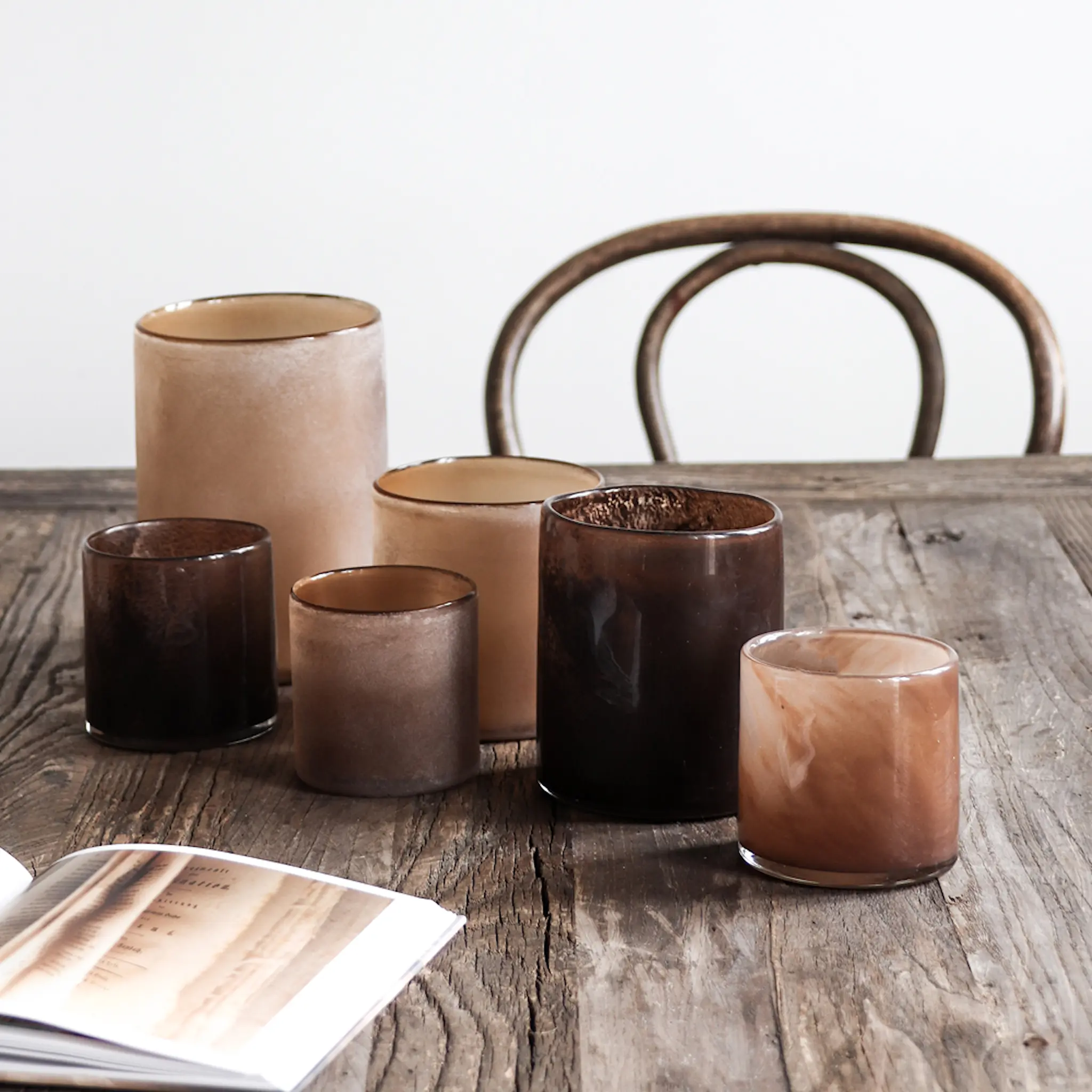 Tell Me More Lyrik Kynttilälyhty 15x18 cm Brown