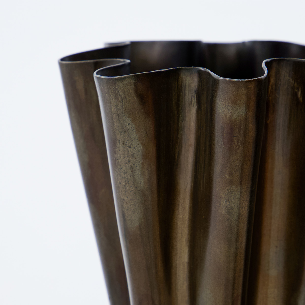 House Doctor Flood vase 12,5 cm antikk brun