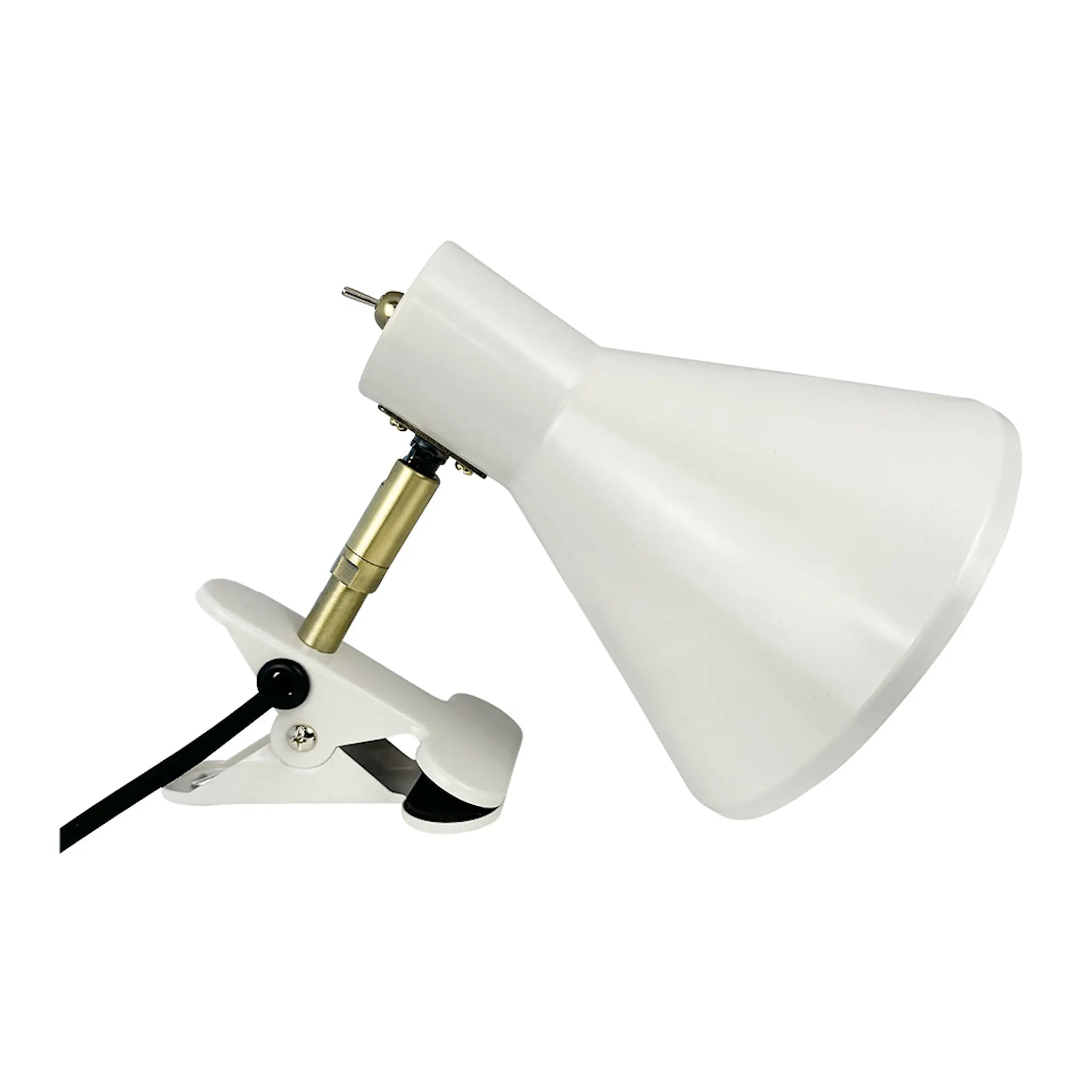 Dyberg Larsen Sleep klämlampa 16 cm vit