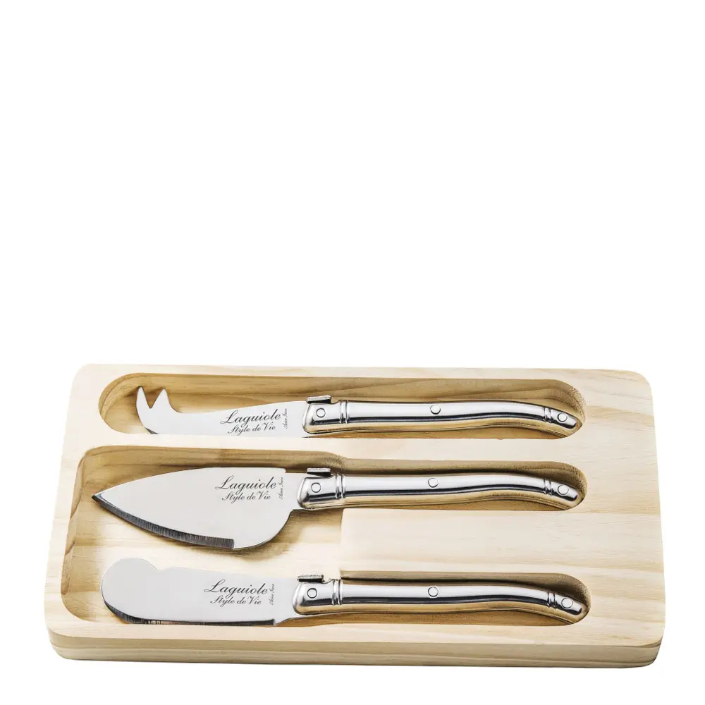 Laguiole Juustoveitsi 3 osaa Ruostumaton teräs