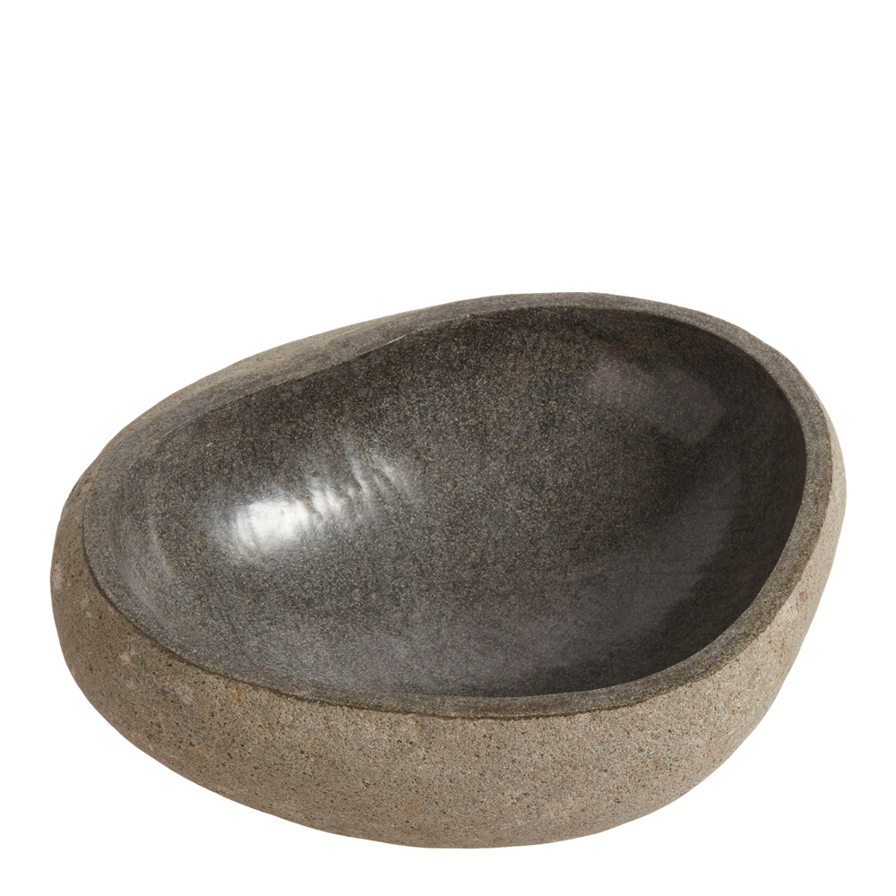 Muubs Valley skål 35 cm stein grå