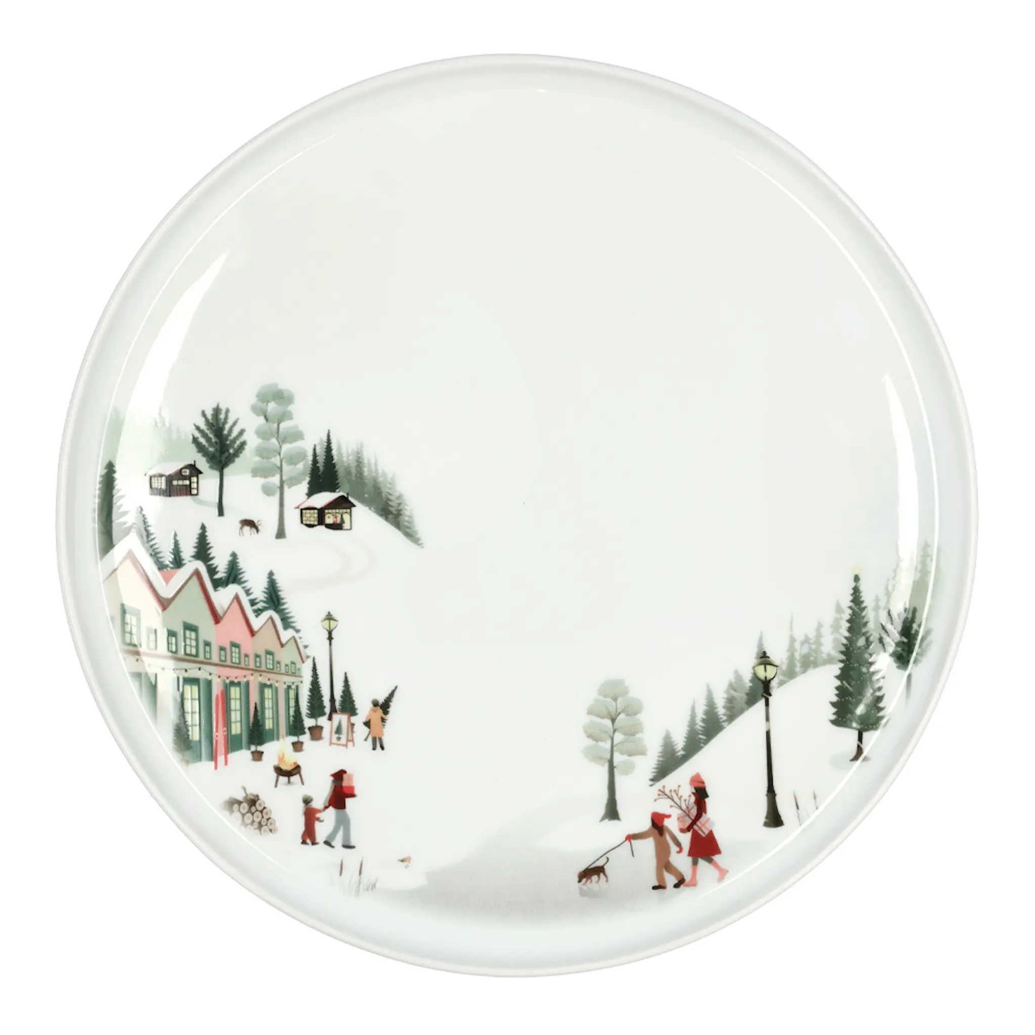 Pillivuyt Vinter Tallrik 26 cm Vit
