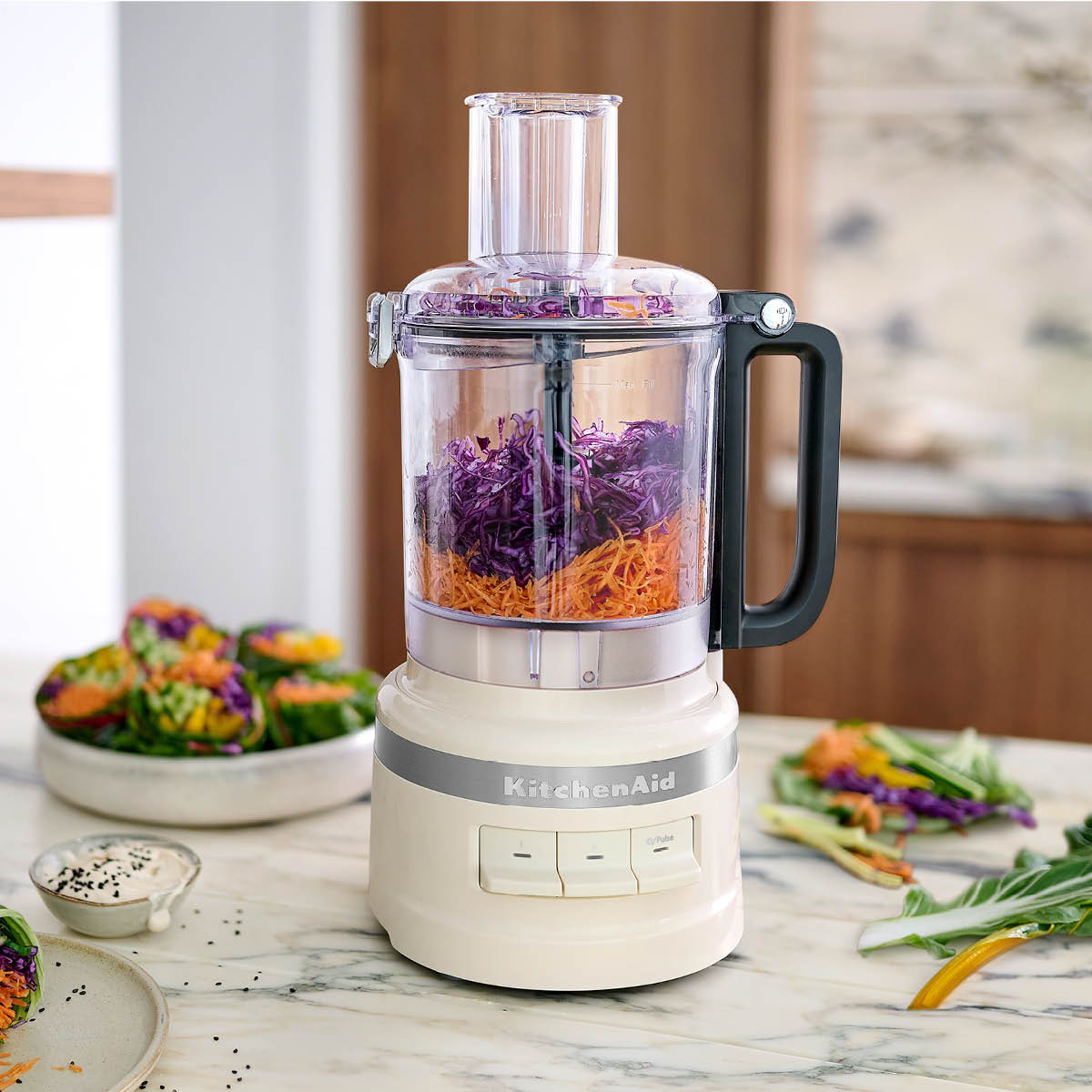 KitchenAid Foodprocessor 5KFP0921EAC 2,1L almond cream