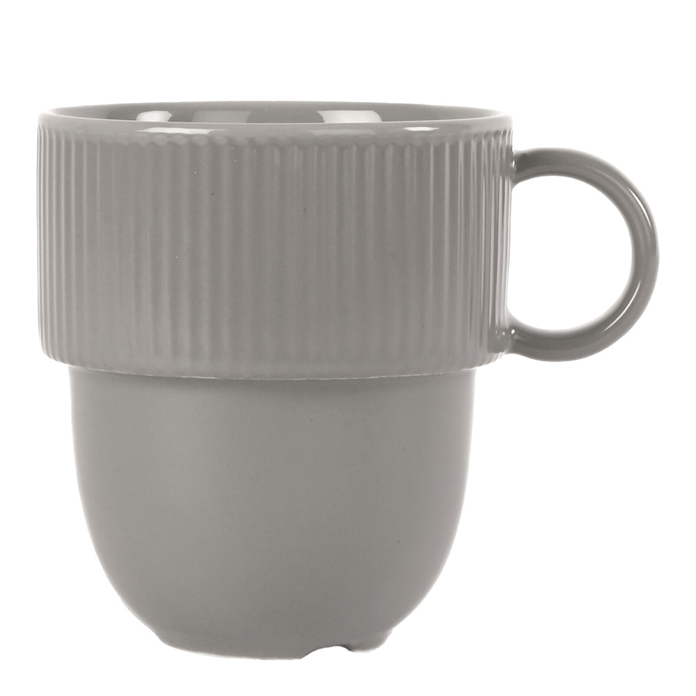 Sagaform Inka kopp med öra 27 cl grå panatone