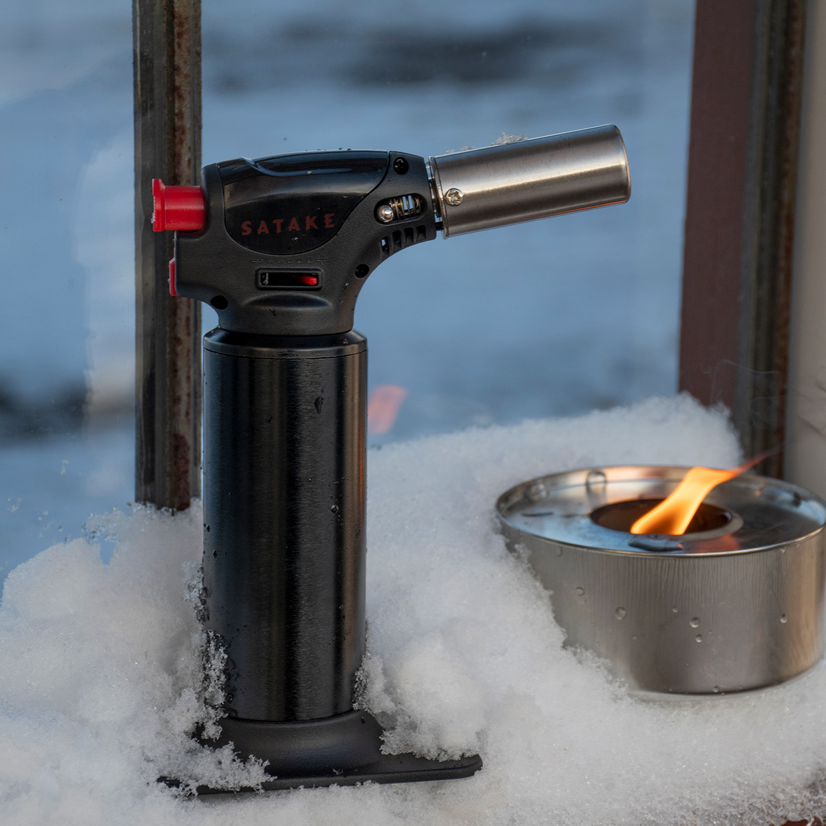 Satake Gassbrenner Flame King svart