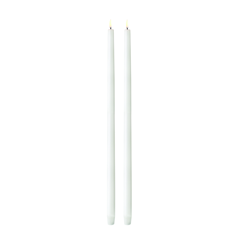 Uyuni Lighting - LED Antiikkikynttilä 2,3x55 cm 1 kpl Valkoinen
