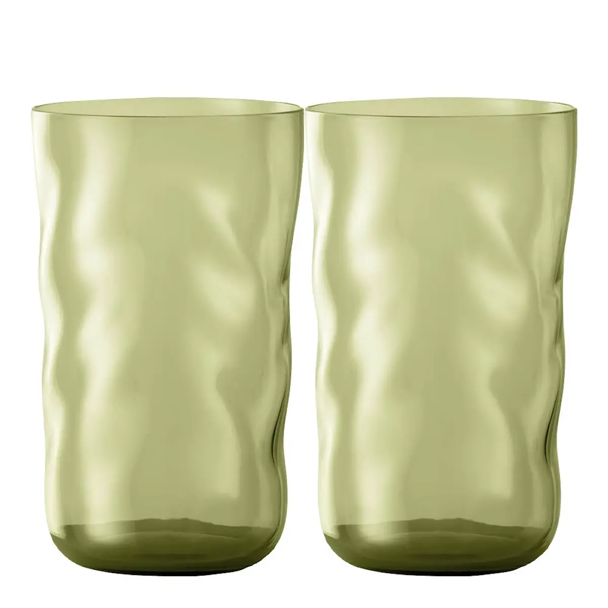 Paveau Swirl longdrinkglas 48 cl 2-pack Moss