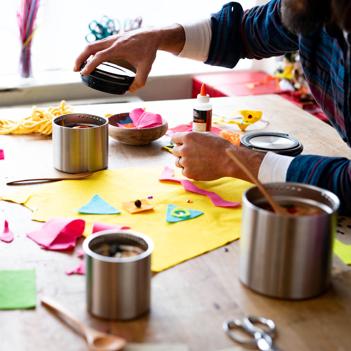 Klean Kanteen TKCanister 47 cl med isolasjonslokk børstet stål