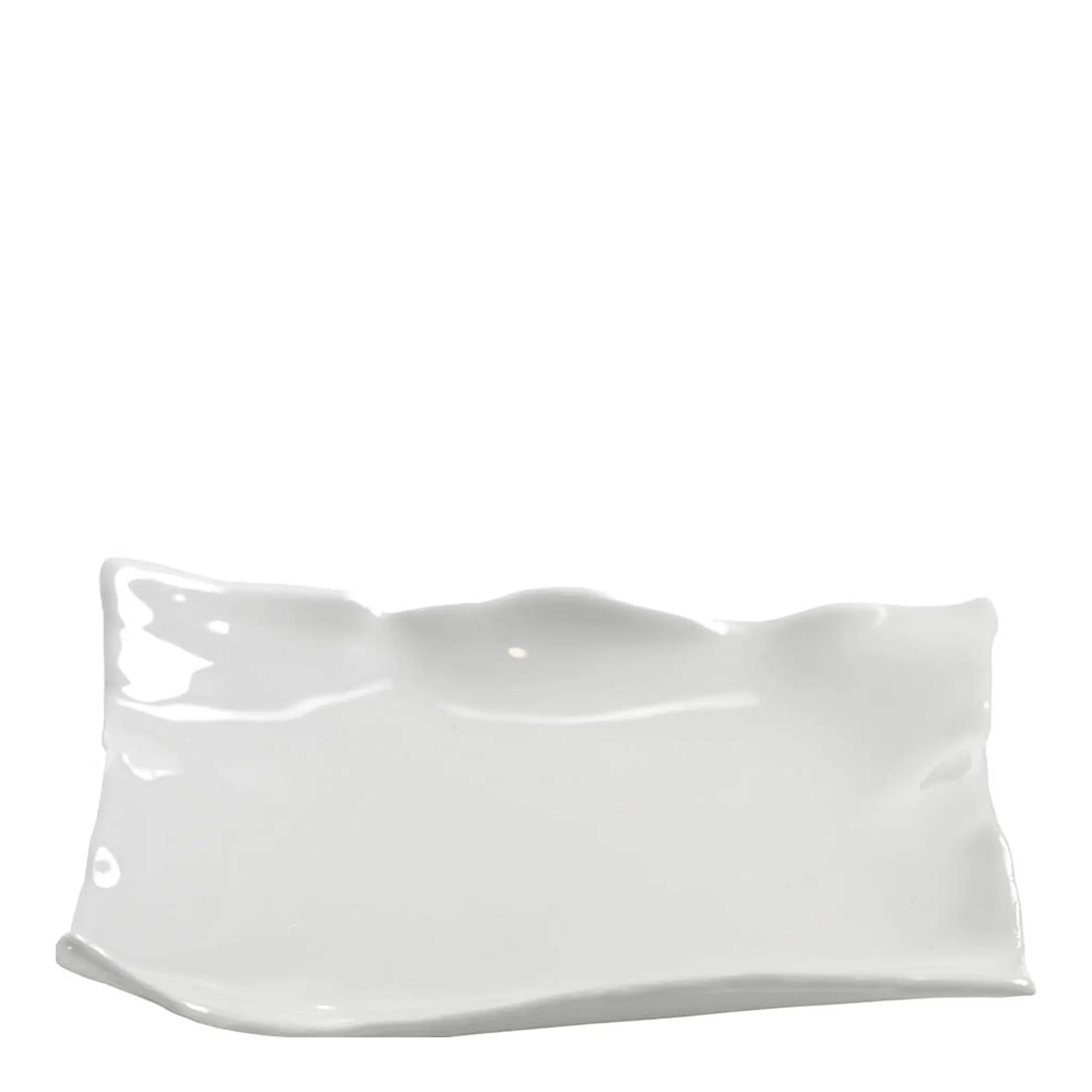 Serax Perfect Imperfection Earth kvadratisk tallrik S 9x9 cm vit