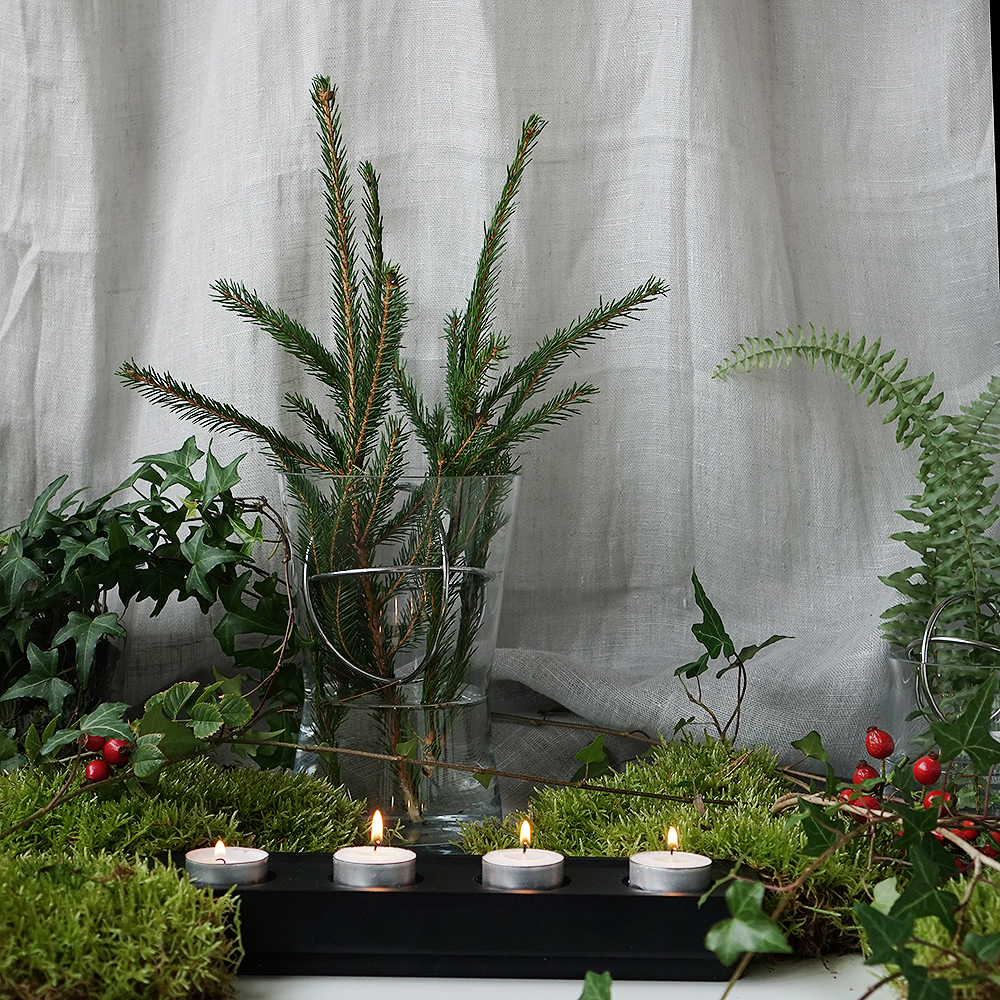 Born in Sweden Stumpastaken Long Kynttilänjalka Musta