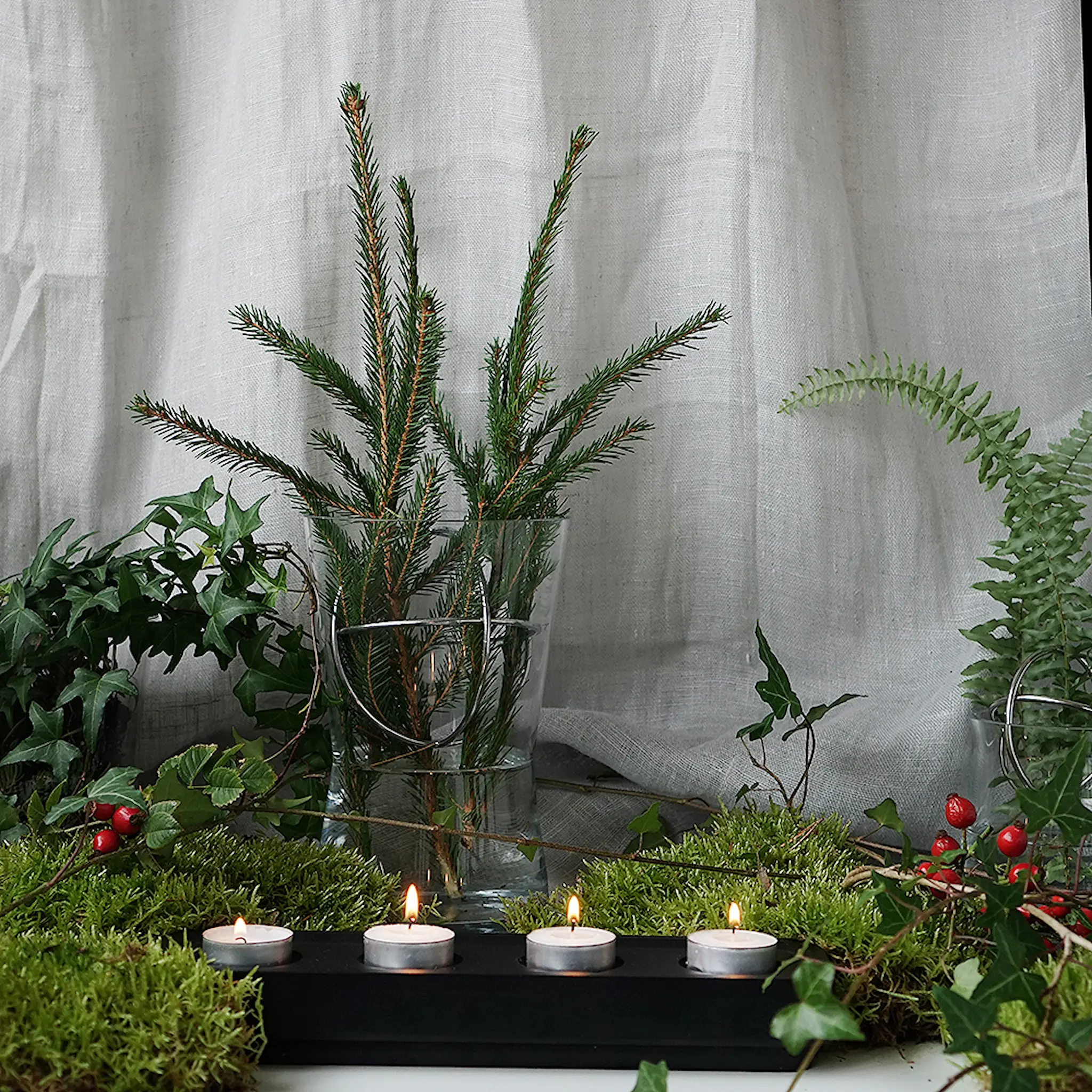 Born in Sweden Stumpastaken Long Kynttilänjalka Musta