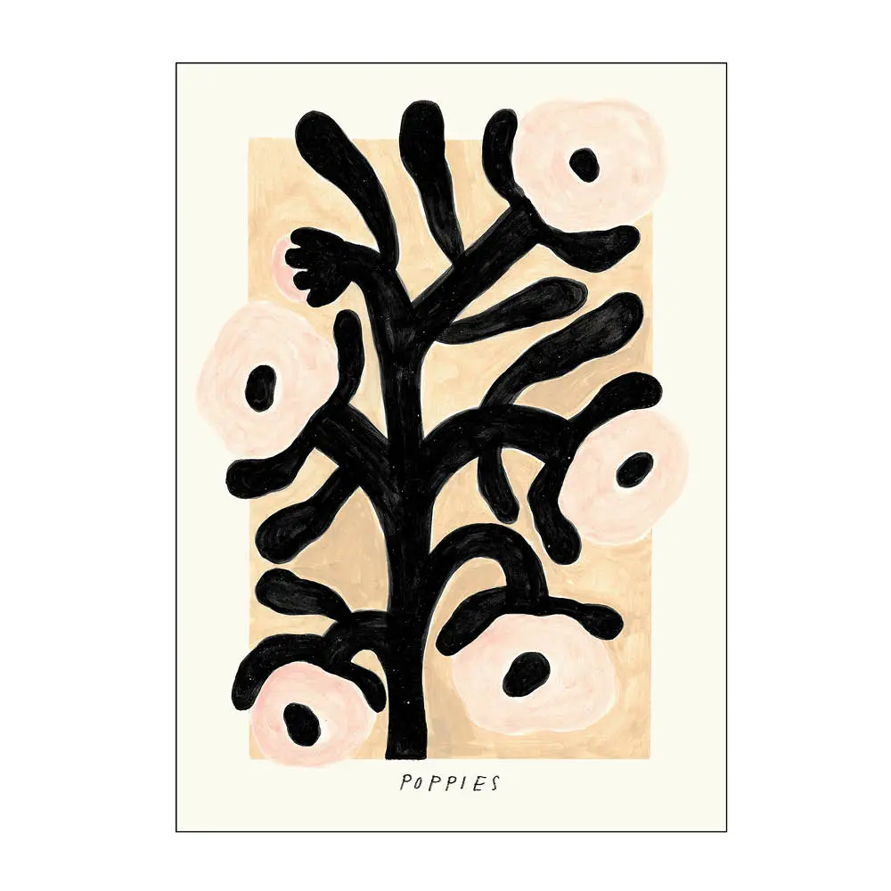PSTR Studio Juliste 30x40 cm Madelen pale poppies