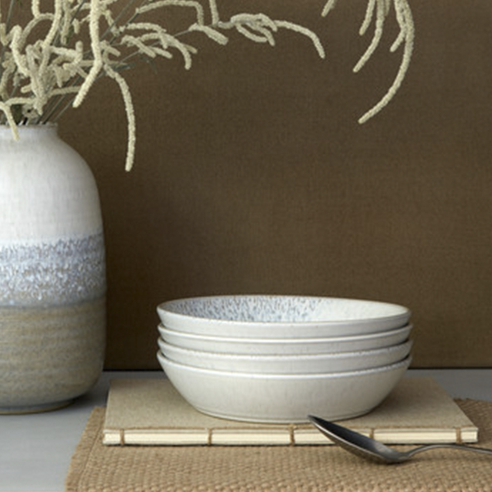 Denby Kiln skål 22 cm beige/vit