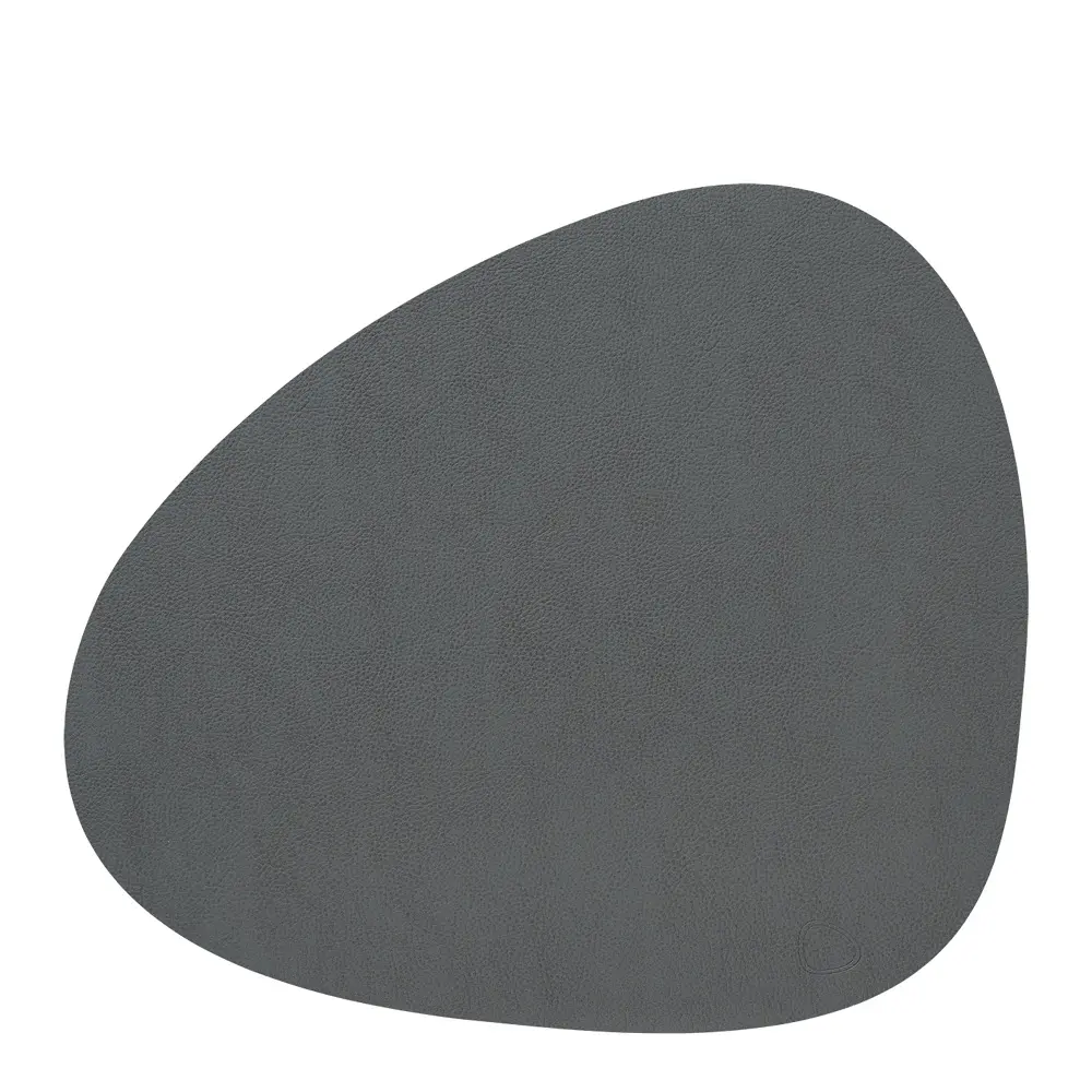 Leather Serene Curve bordbrikke L 37x44 cm anthracite