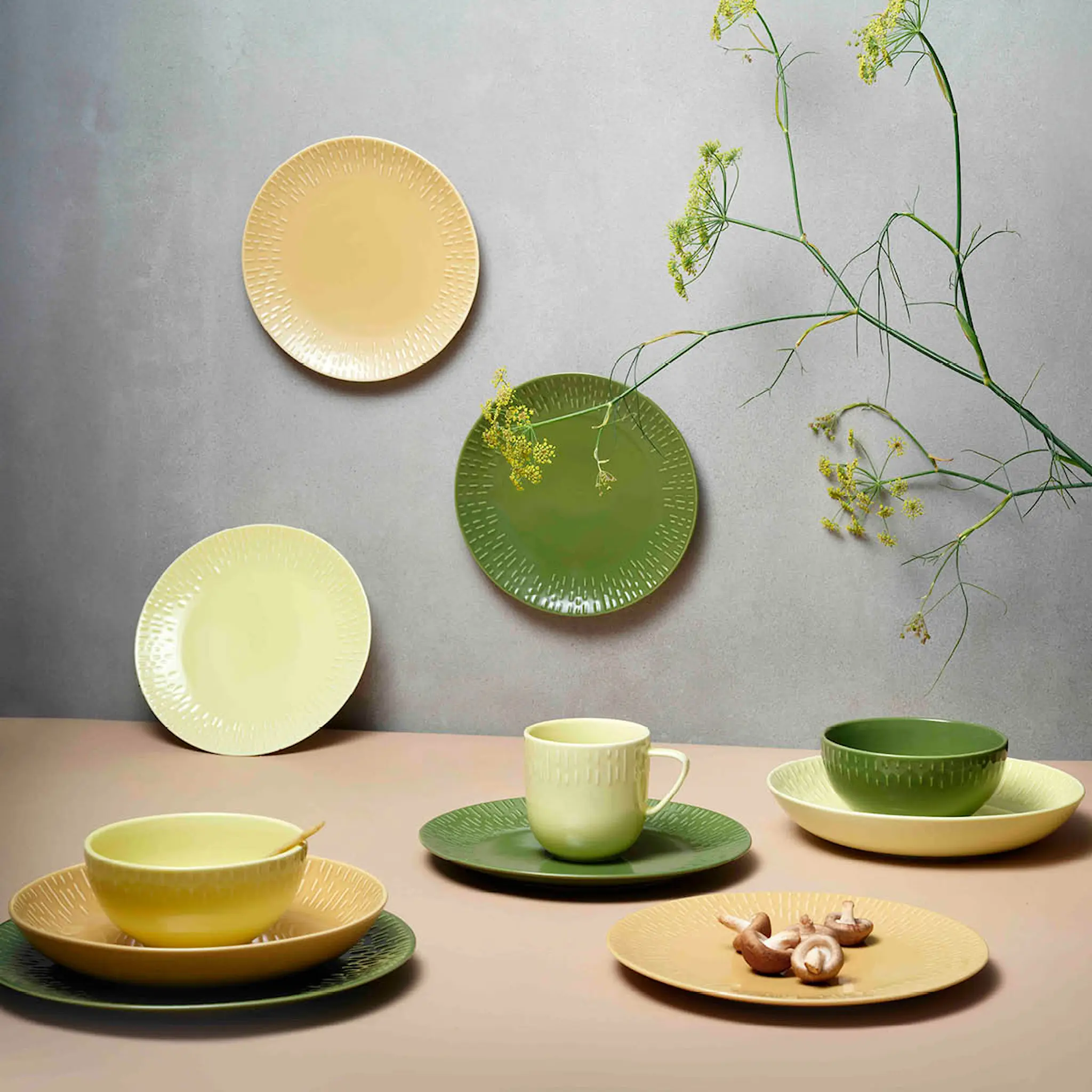 Aida - Life in colour Confetti Lautanen 24 cm Olive