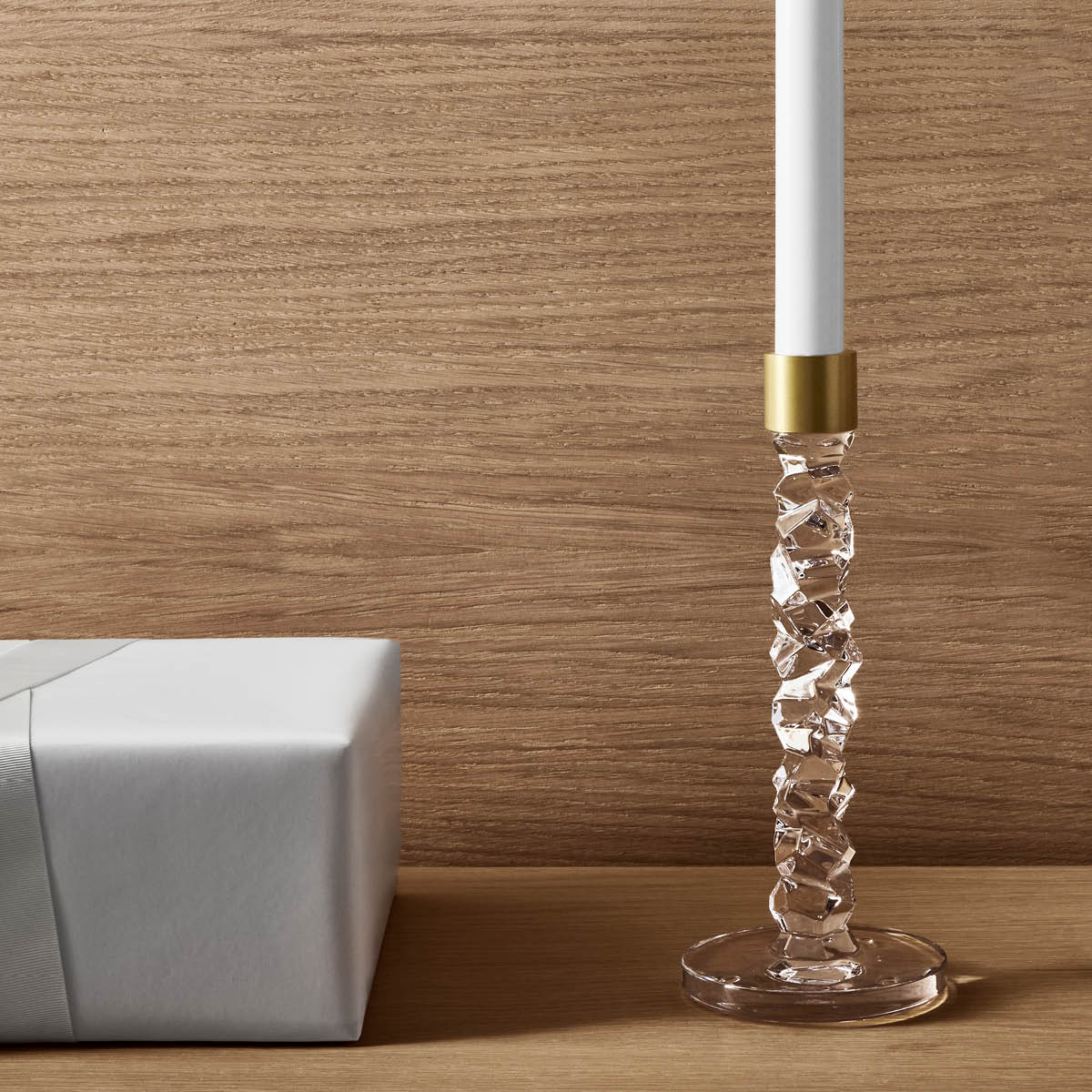 Orrefors Carat ljusstake 24,2 cm guld