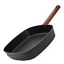 ECO Logic QXR stekpanna 28 cm trähandtag fyrkantig