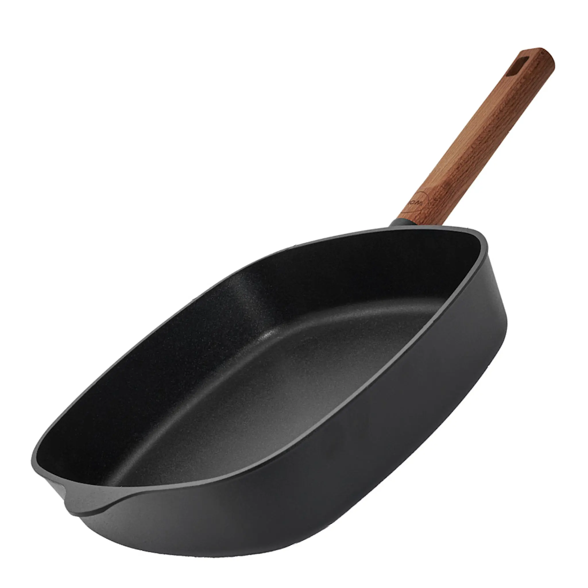 Woll ECO Logic QXR stekpanna 28 cm trähandtag fyrkantig