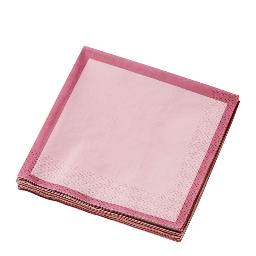 iittala - Iittala Servetti 33x33 cm 20 kpl Pinkki/Ruusu