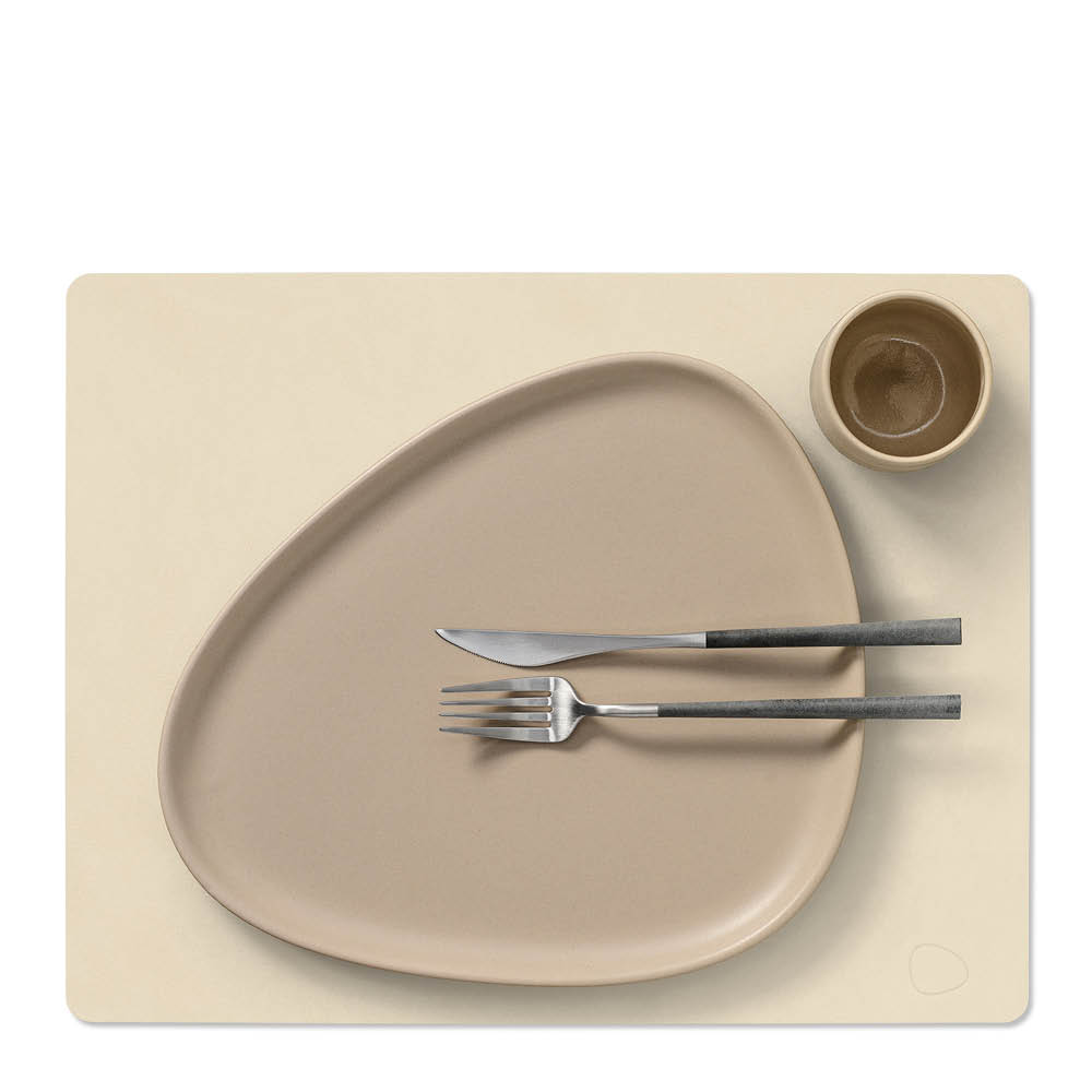 LIND DNA Square Nupo vändbar Pöytätabletti 35x45 cm Vanilla/Hazel