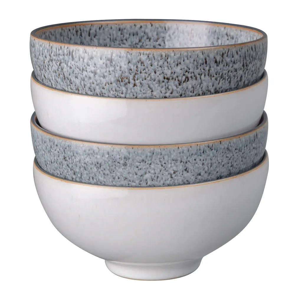 Studio Kulho 13 cm 4 kpl Harmaa-Valkoinen