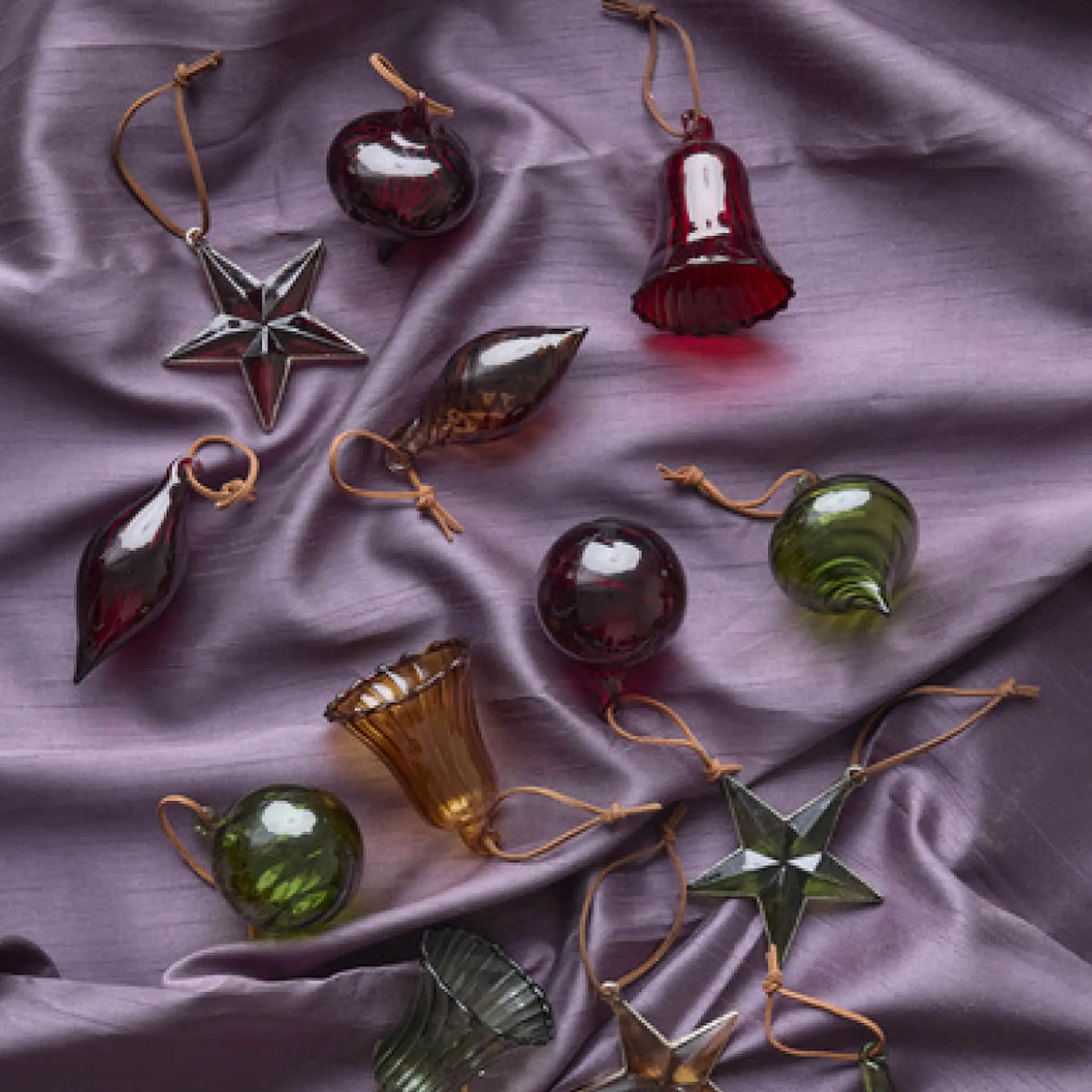 Edelweiss Joulupallo 6 cm Bordeaux