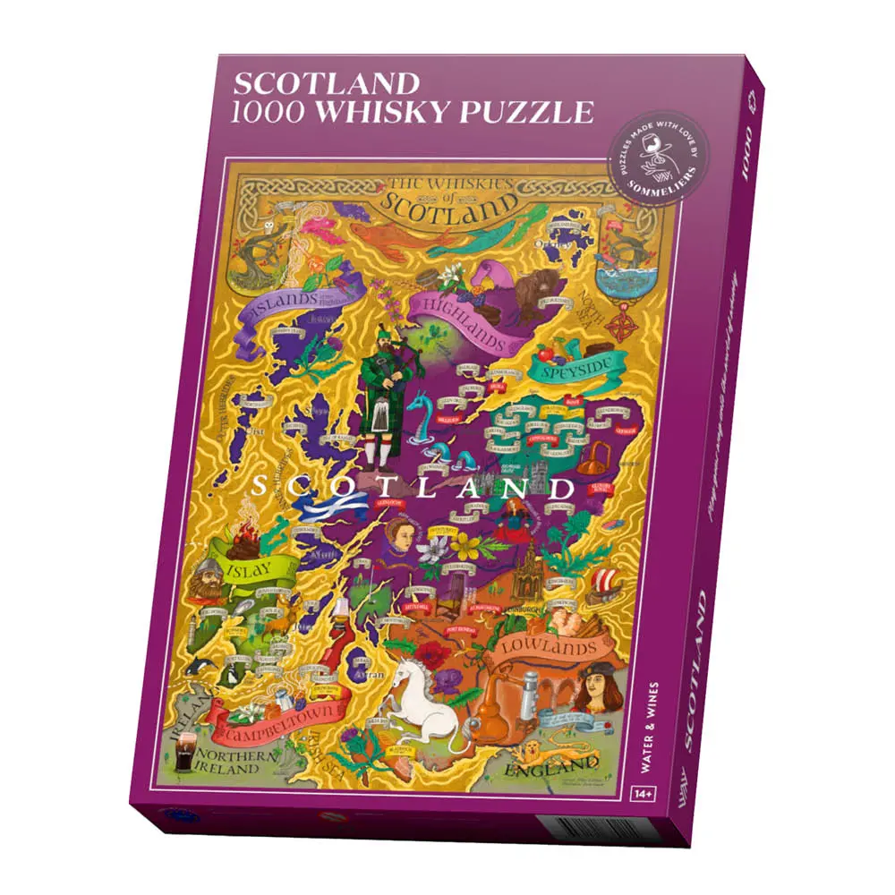 Whisky Puzzle Palapeli Skotlanti 1000 palaa