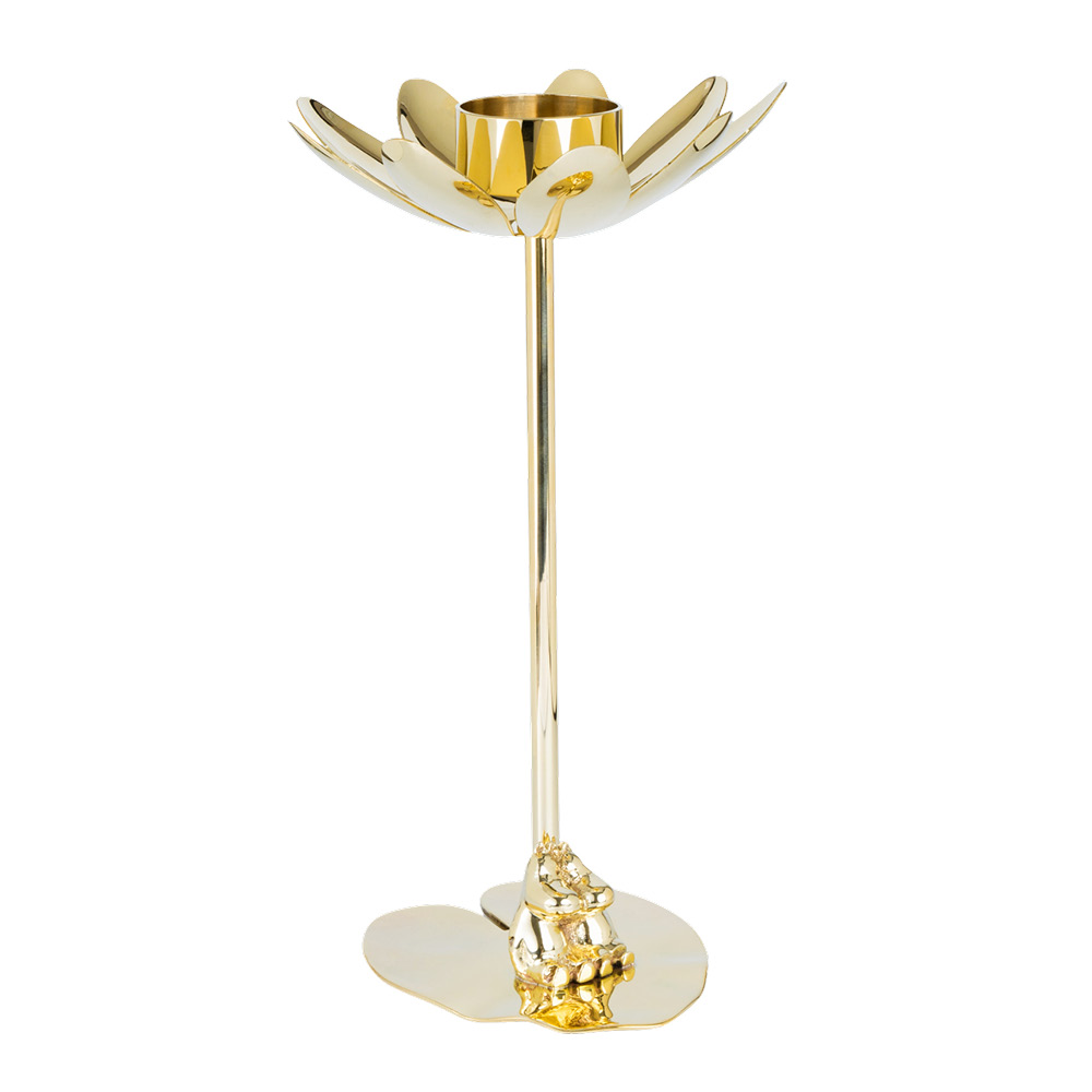 Hilke Hilke x Moomin lysestake Snorkfrøken gull