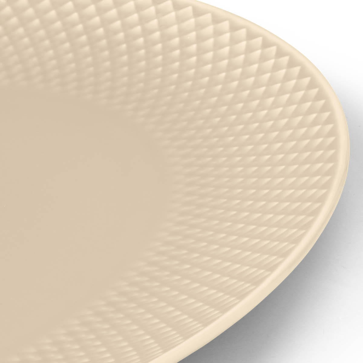 Lyngby Porcelæn Rhombe Earth ovalt serveringsfat 35x26,5 cm marble