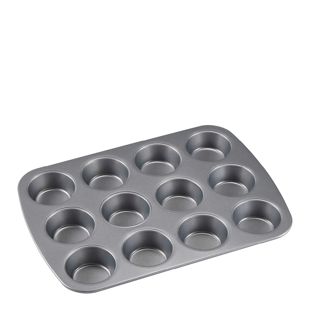 Dorre - Karabo Muffinssivuoka 12 muffinsille Hiiliteräs