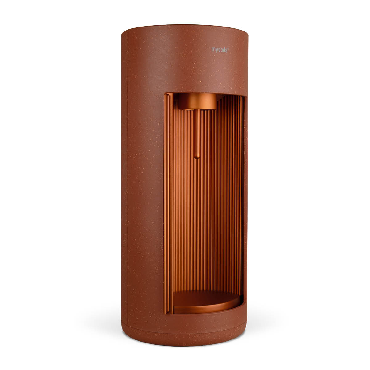 Mysoda Glassy hiilihappolaite 1 L lasipullolla Terrakotta