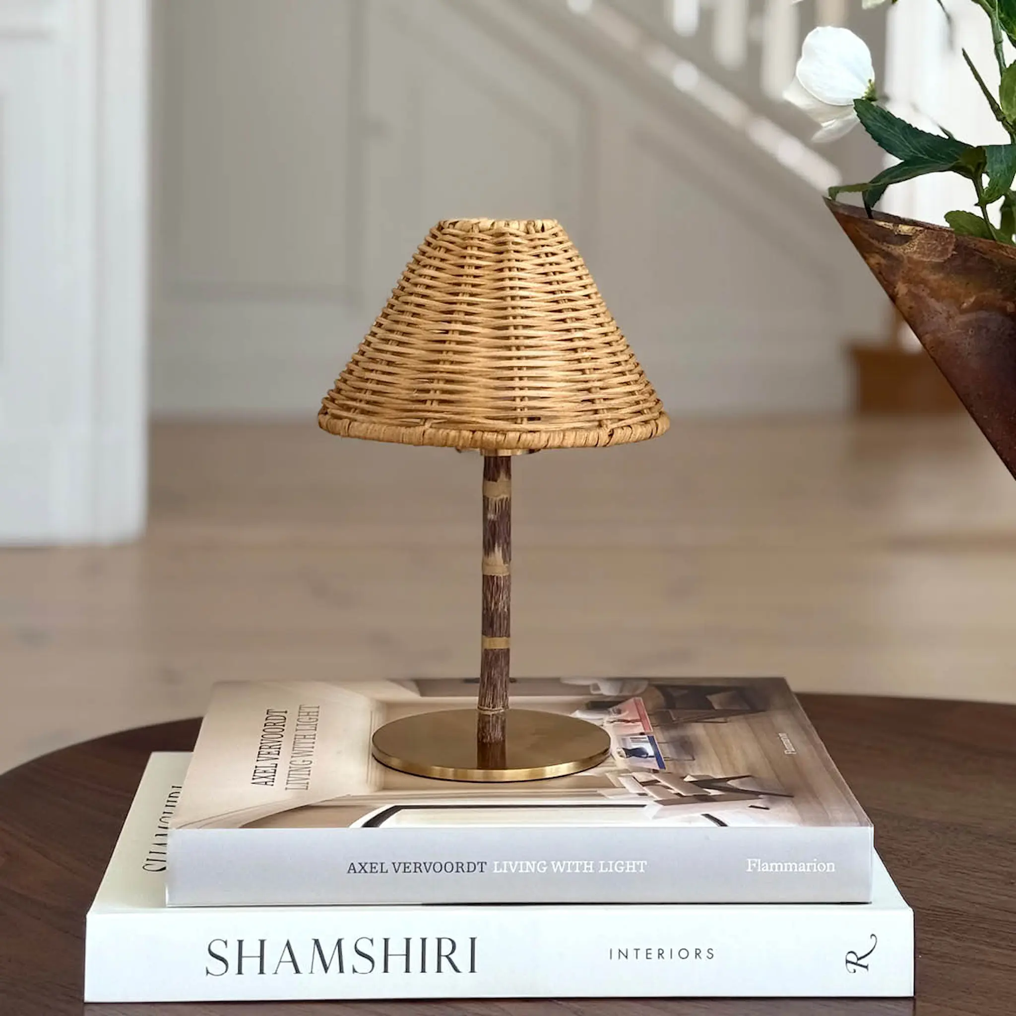 Von Norten Bamboo Ladattava pöytävalaisin 25 cm