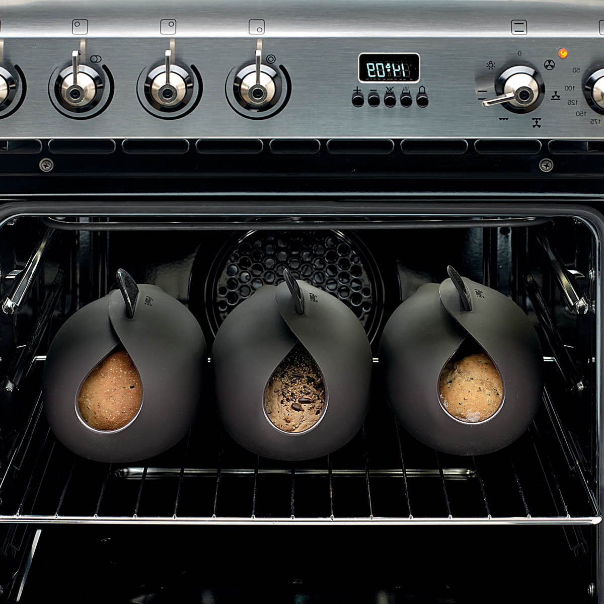 Lékué Bread Maker Mini brödform i silikon 0,3 L brun