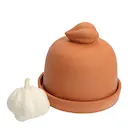 Terracotta vitlöksbakare 13x13 cm