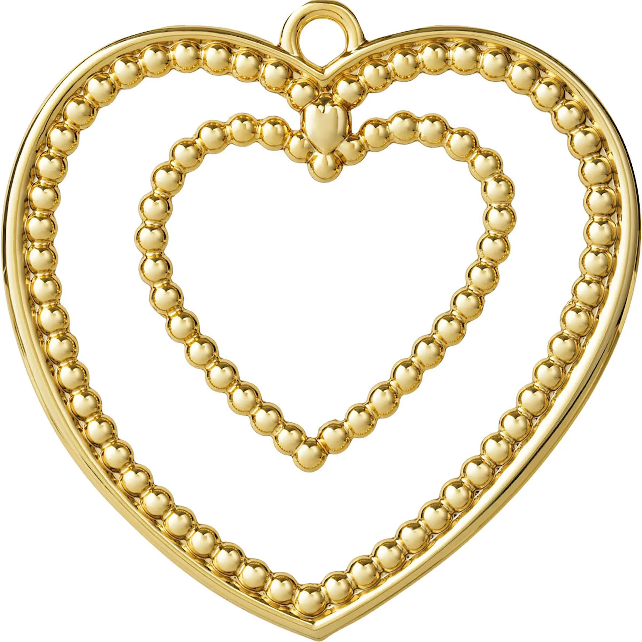 Rosendahl Ball Heart 7 cm Förgylld