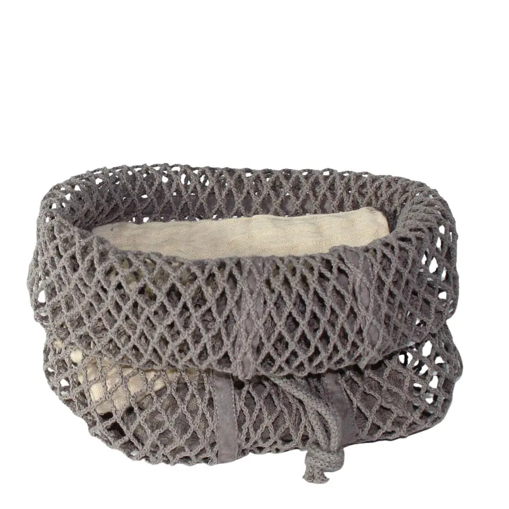 Gjenbrukbar nettpose stor 40x30 cm clay