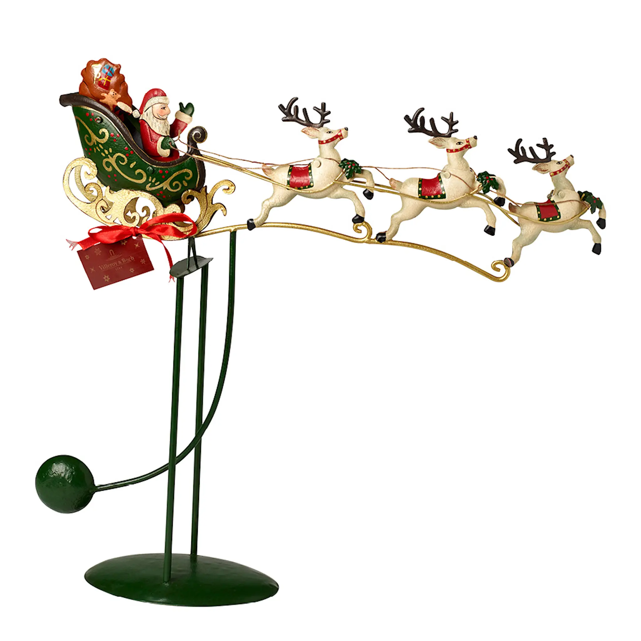 Villeroy & Boch Winter Collage släde 48x50 cm grön