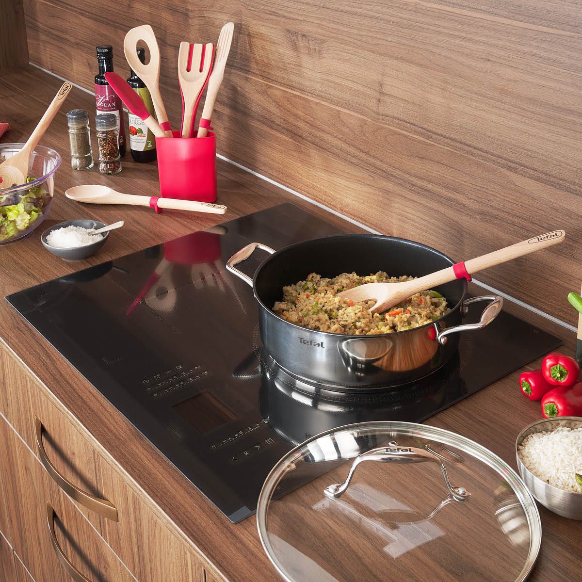 Tefal Ingenio Wood reikäkauha 33 cm