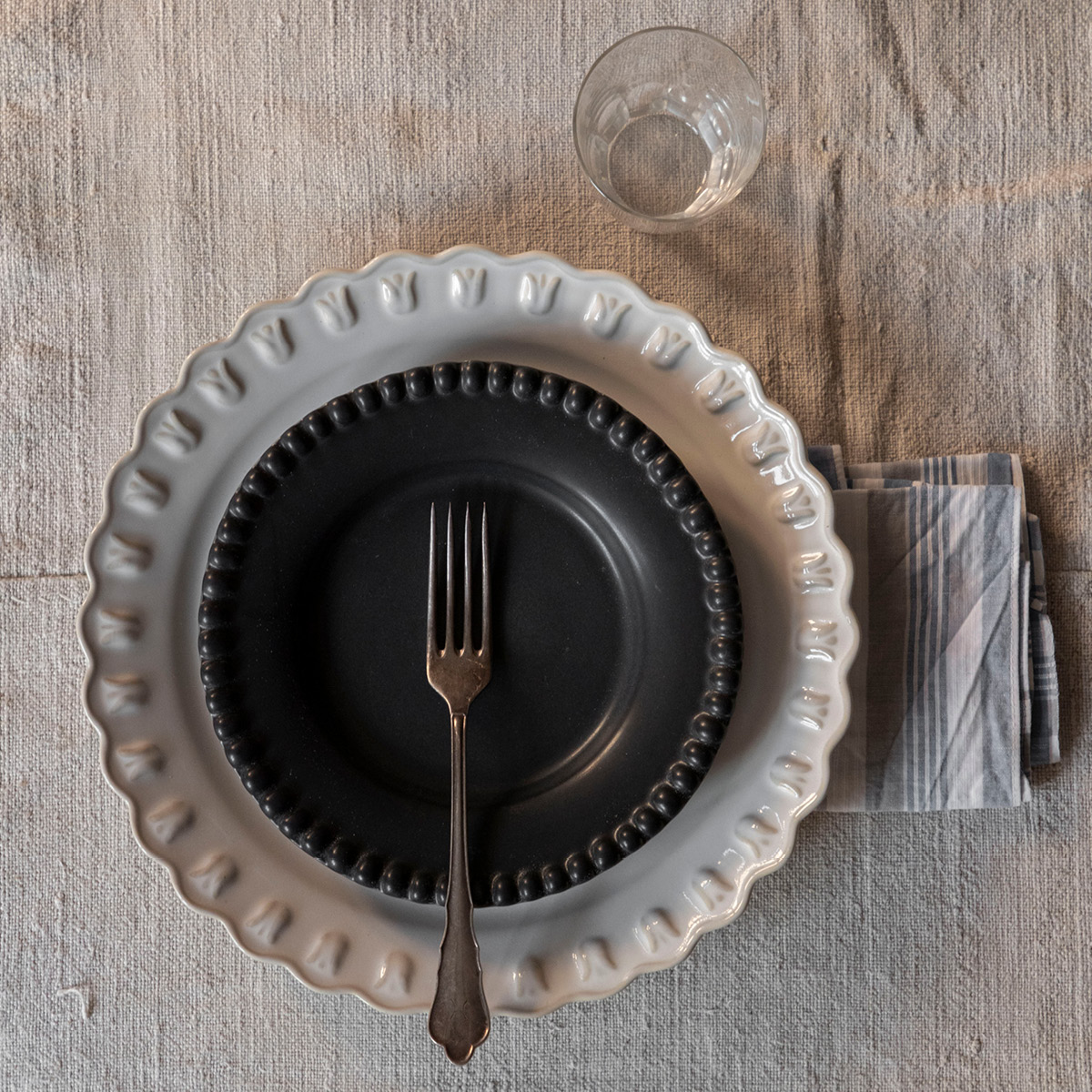 PotteryJo Tulipa tallerken 26 cm 2 stk hvit