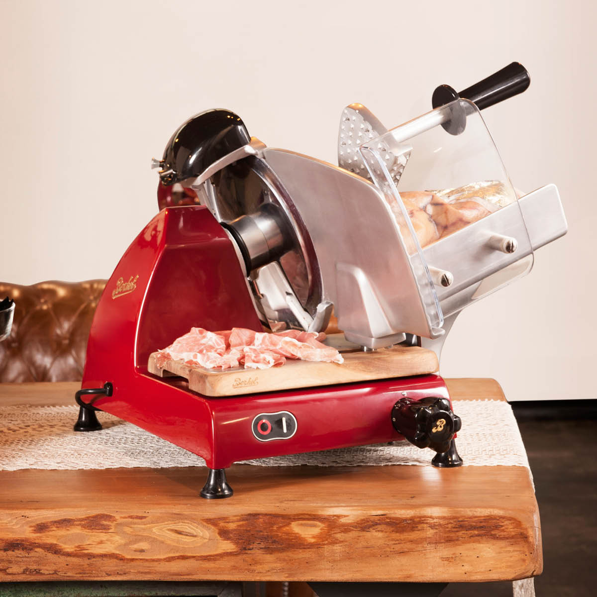 Berkel RL skjæremaskin elektrisk 250 mm rød