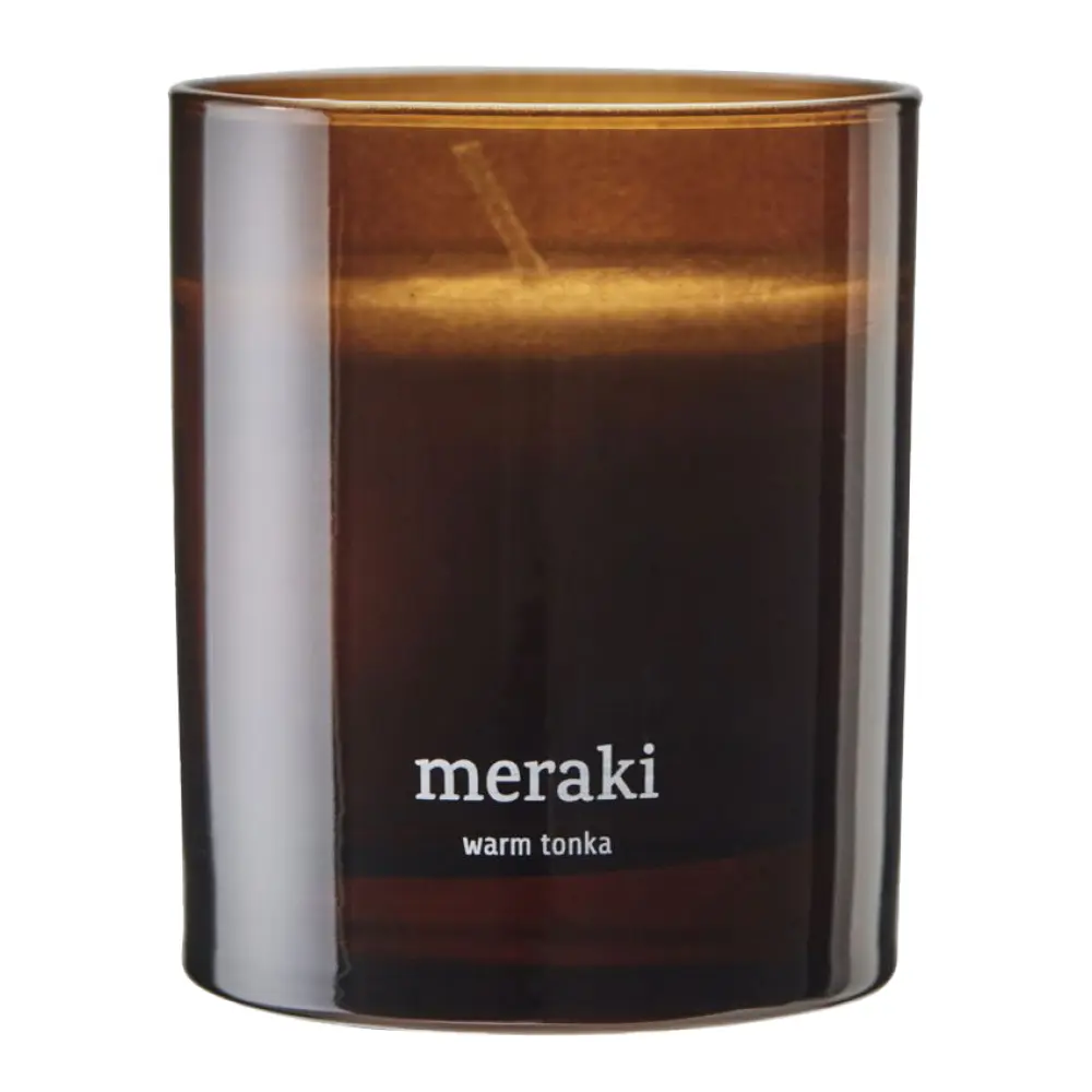Tuoksukynttilä Warm Tonka 9,5x8 cm Ruskea