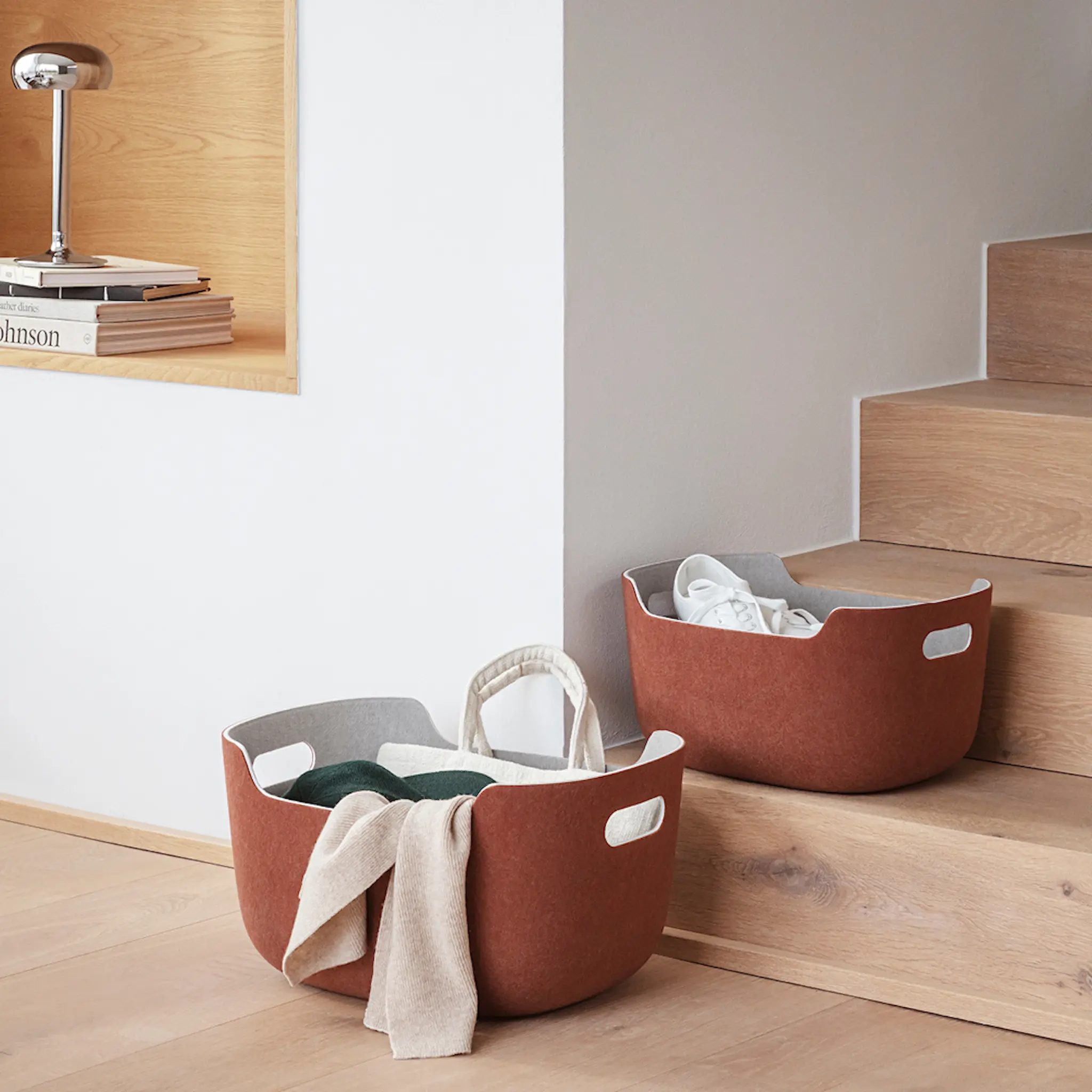 Eva Solo Tidy förvaringskorg 40x29x20 cm chestnut